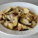 artichoke with ham